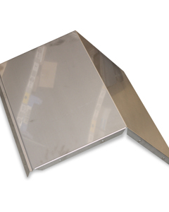 Covering SST f/egg channel plastic 500 in idler unit